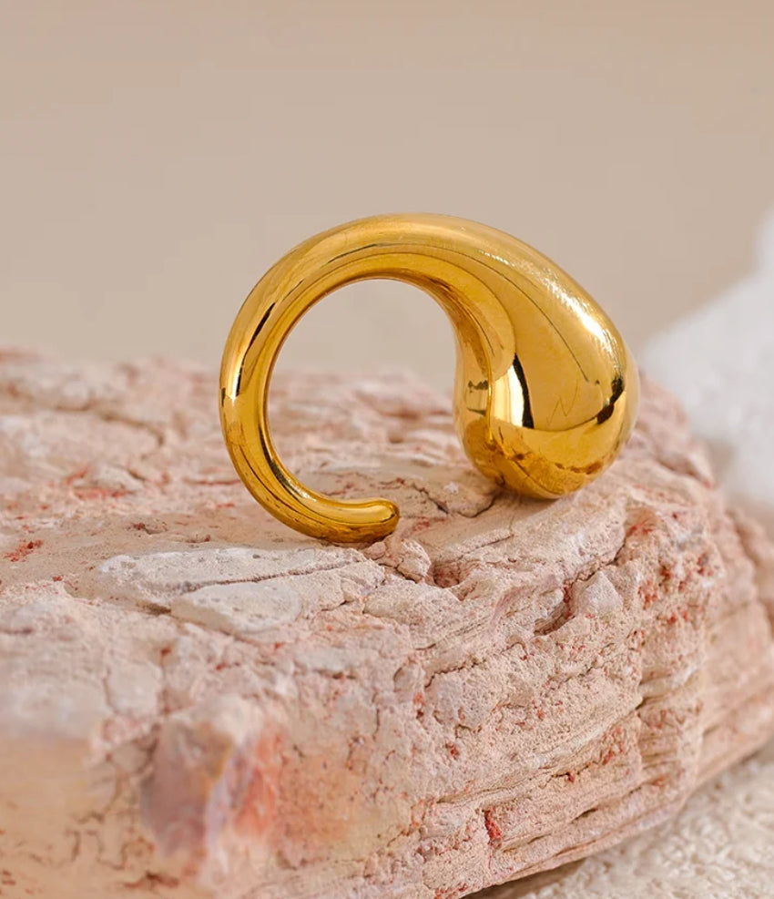 The Gold Crescent Ring