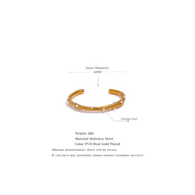 Drops of Pearls Bangle