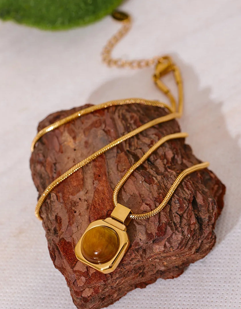 Golden Tiger Elegance Necklace