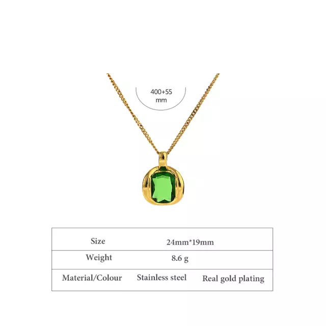 Pierre Verte Necklace