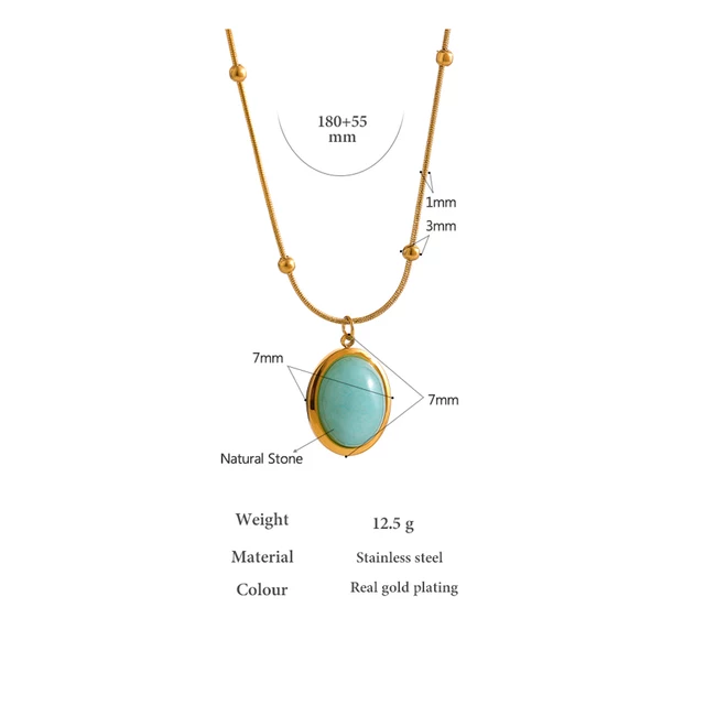 Tranquillity Necklace (Turquoise)