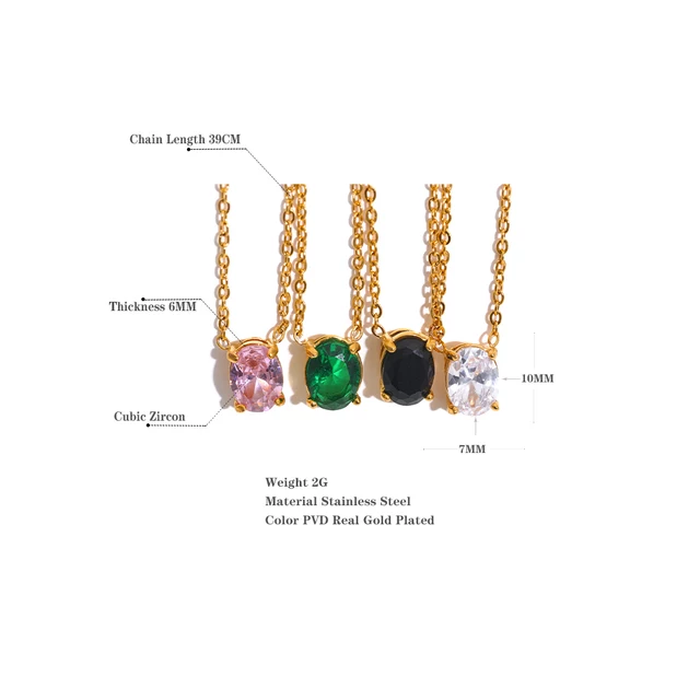 Tiana Pendant (Black Tourmaline)