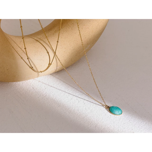 Ophélie Necklace (Turquoise)