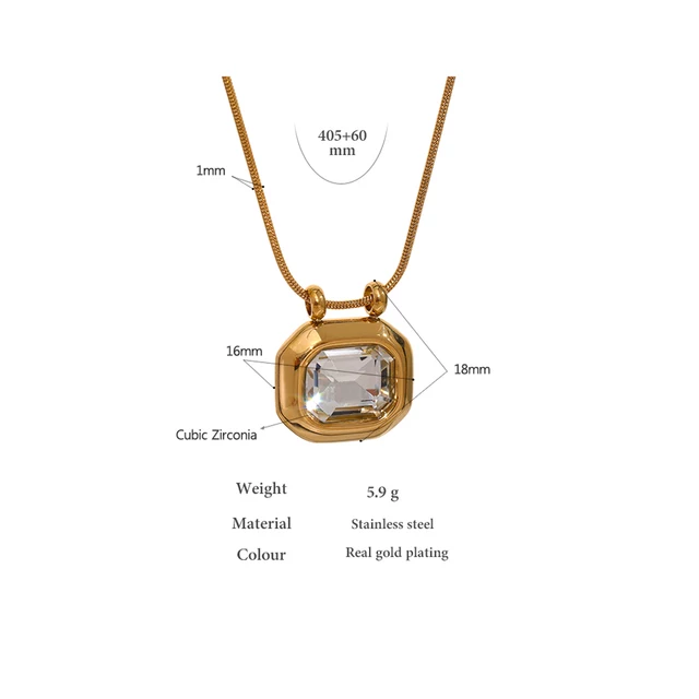 Léna Necklace (Black Diamond)
