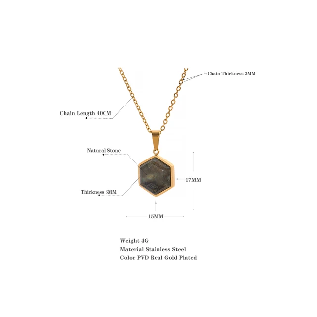 Esagono Pendant