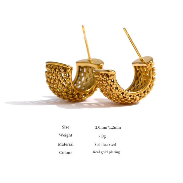 filet d'or Earrings