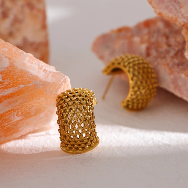 filet d'or Earrings