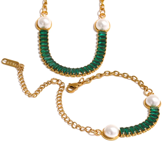 Lourdes Bracelet (Emerald Green)