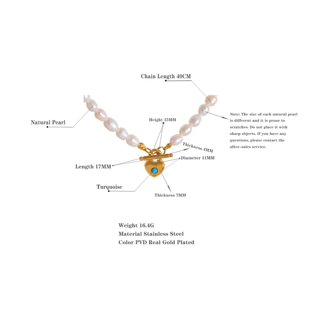 coeur de perle Necklace