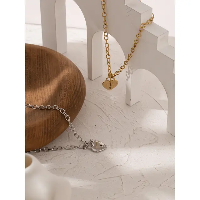 coeur verrouillé Pendant