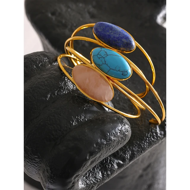 Gülizar Cuff (Turquoise Blue)