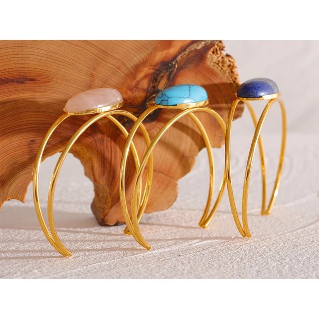 Gülizar Cuff (Turquoise Blue)