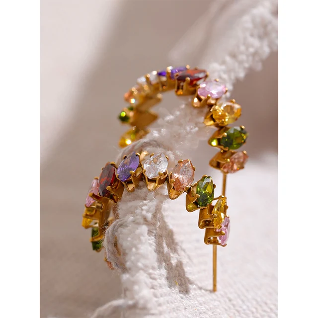 Diana Earrings (Emerald Green)