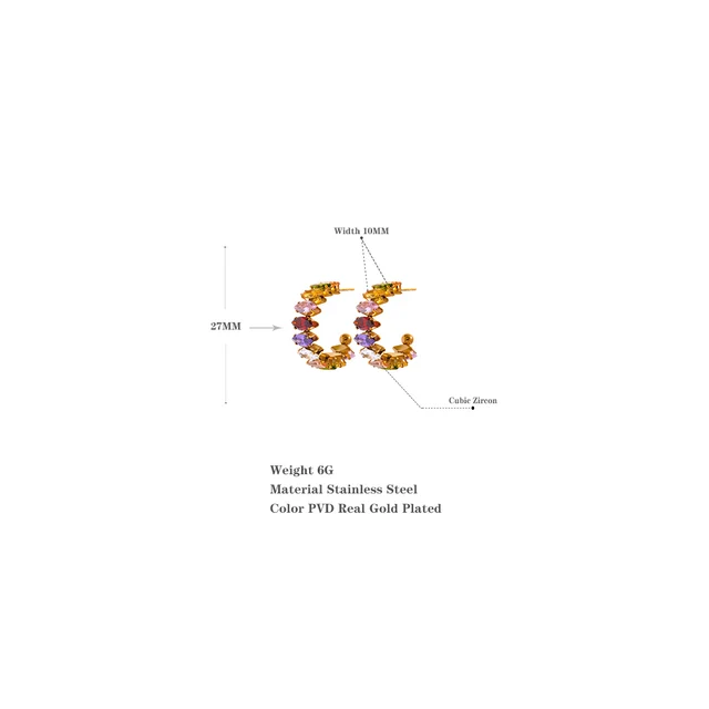 Diana Earrings (Multicoloured)