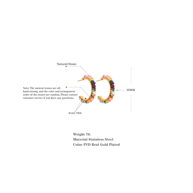 Navagio Stone Hoops