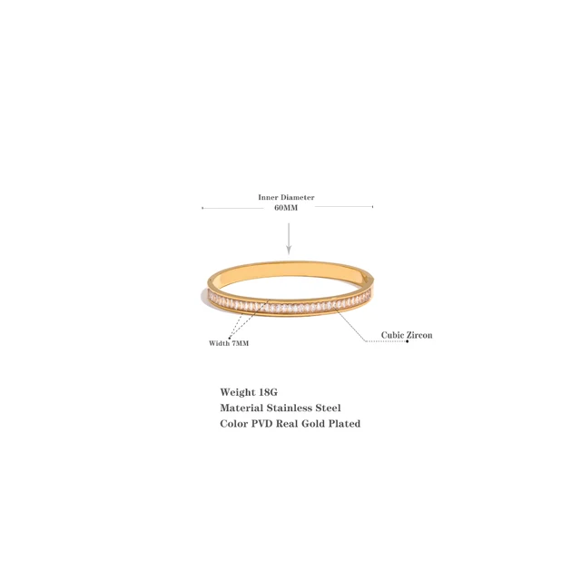 Norina Bangle (Pink Diamond)