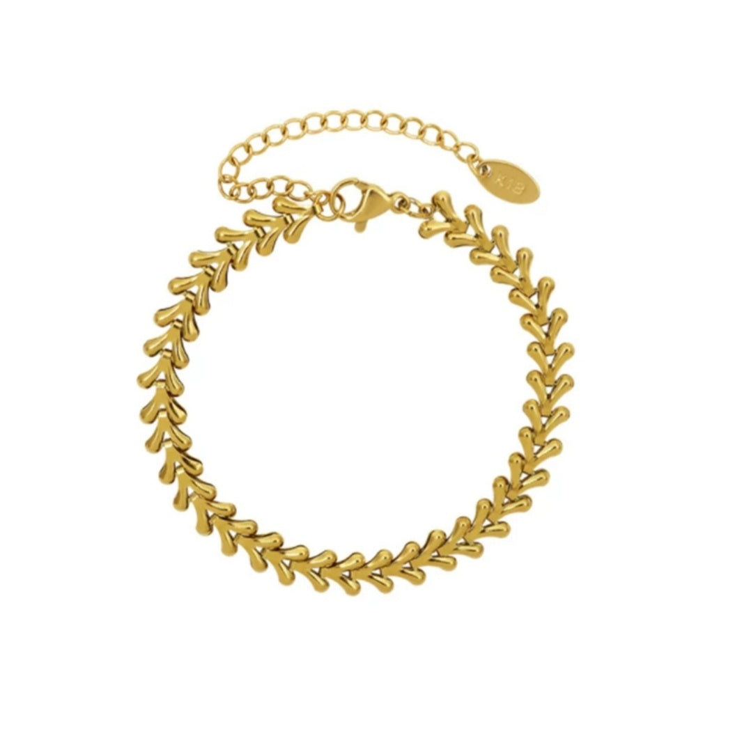 Regal Ferns chain necklace