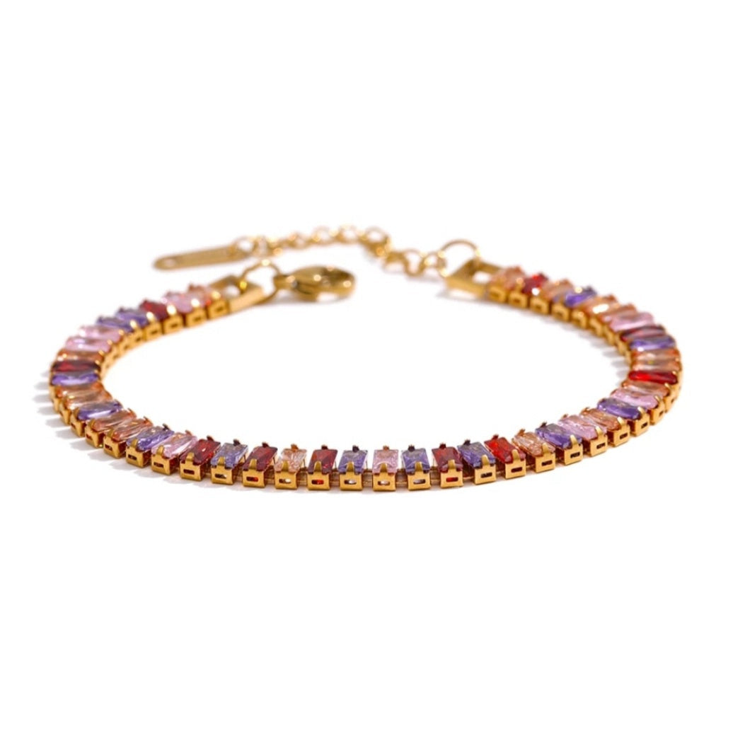 Polýchromo Necklace (Pure Zirconia)