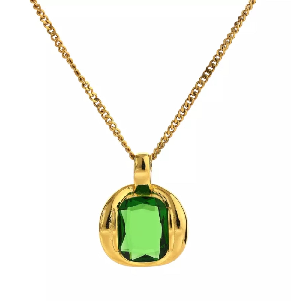 Pierre Verte Necklace