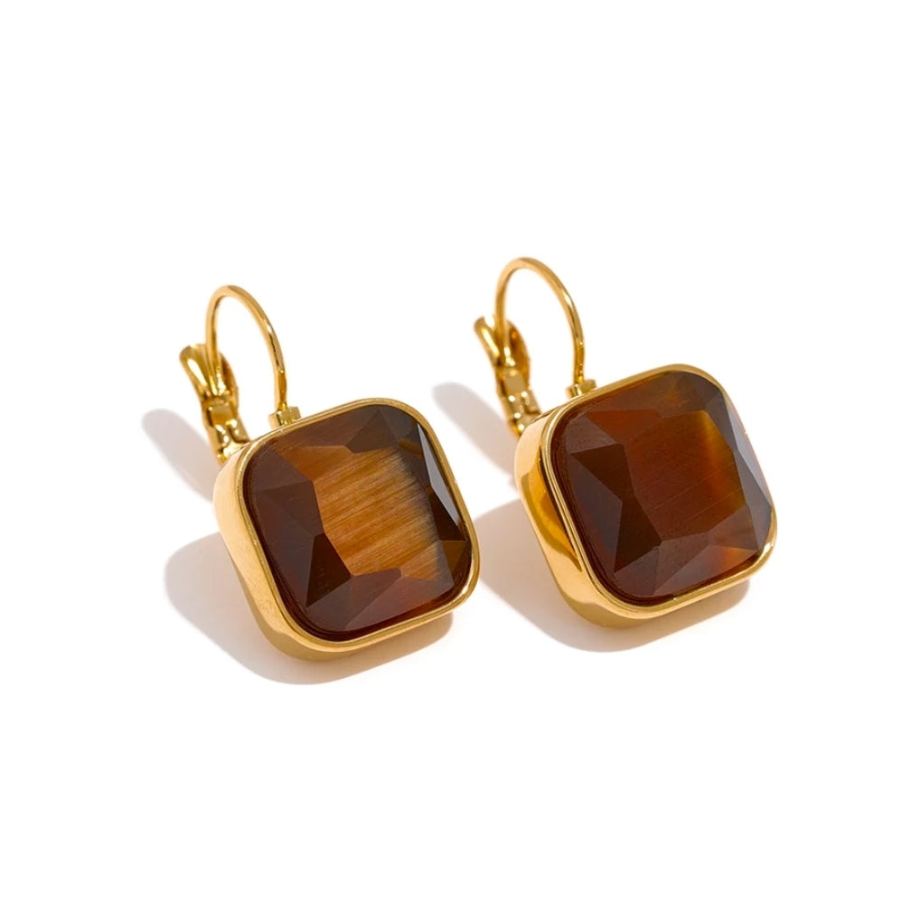 Véronique Earrings (Emerald Green)