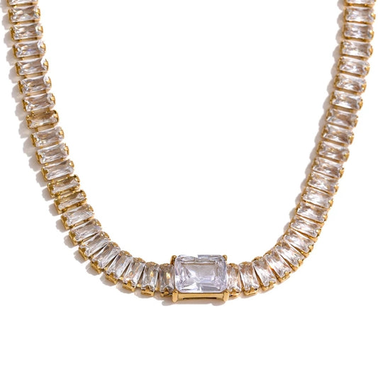 Annette Necklace (Emerald Green)