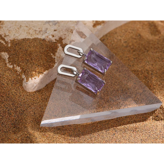 Lilas Crystal Earrings