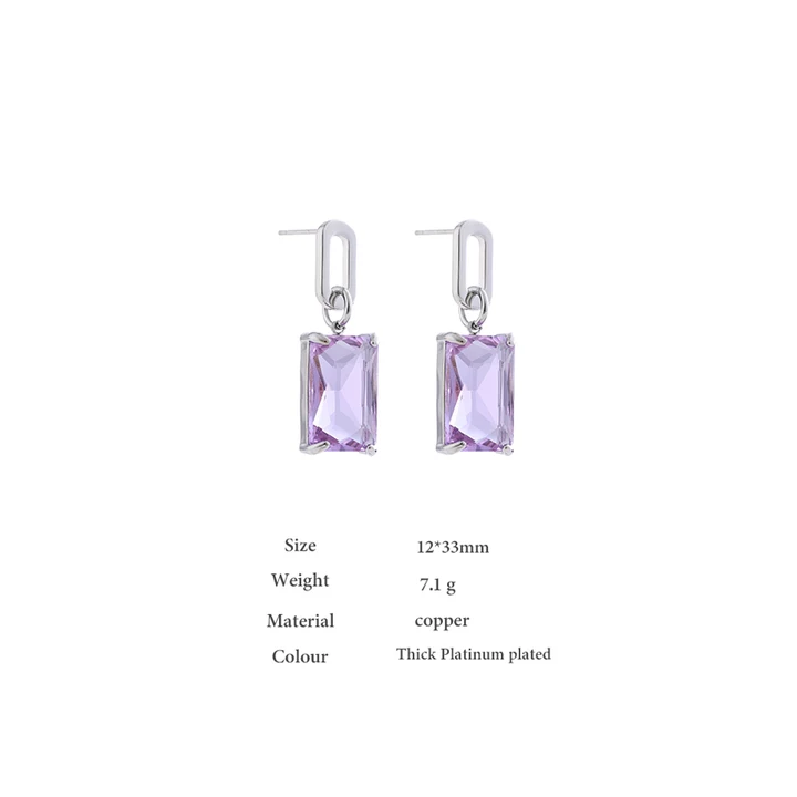 Lilas Crystal Earrings