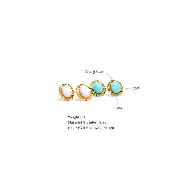 Tranquillity Studs (Turquoise)