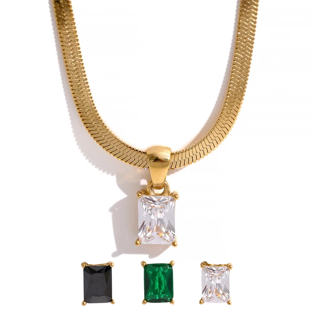 Genevieve Pendant (Emerald Green)