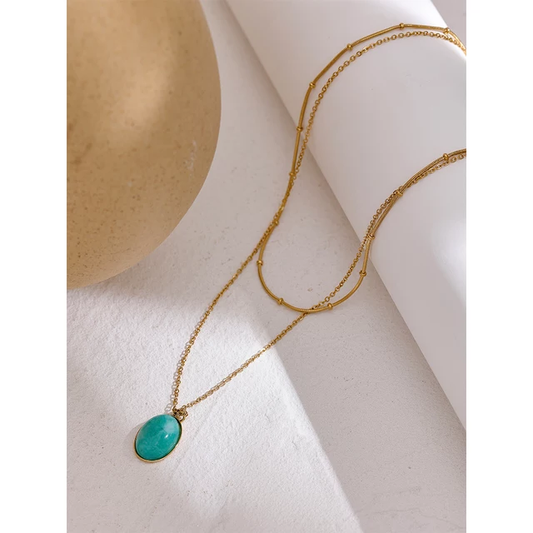 Ophélie Necklace (Turquoise)