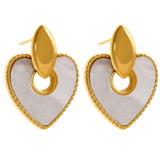 Monique Heart Earrings