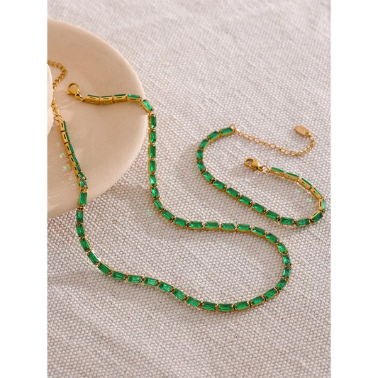 Zellbury Necklace (Emerald Green)