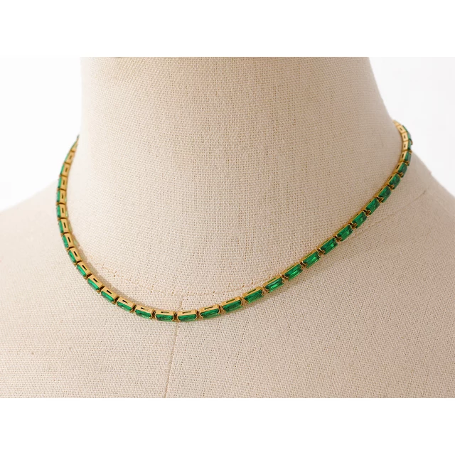 Zellbury Necklace (Emerald Green)