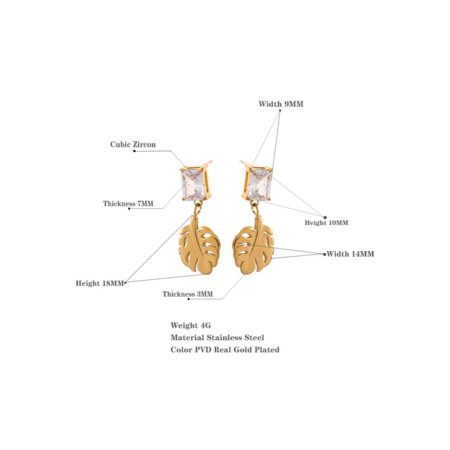 Lovelie Earrings (platinium)