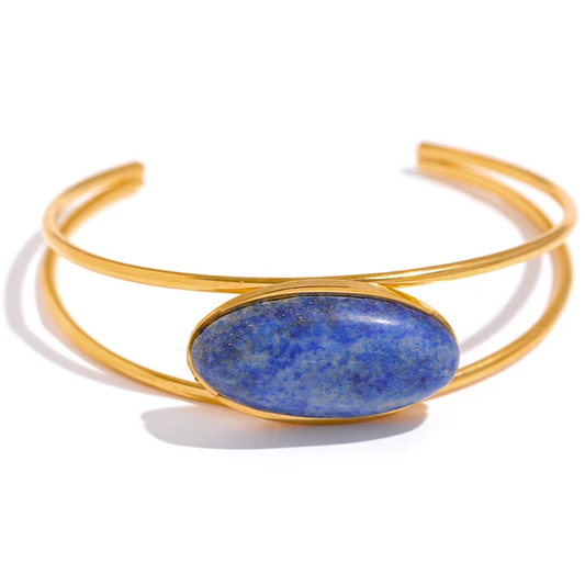 Gülizar Cuff (Blue Quartz)