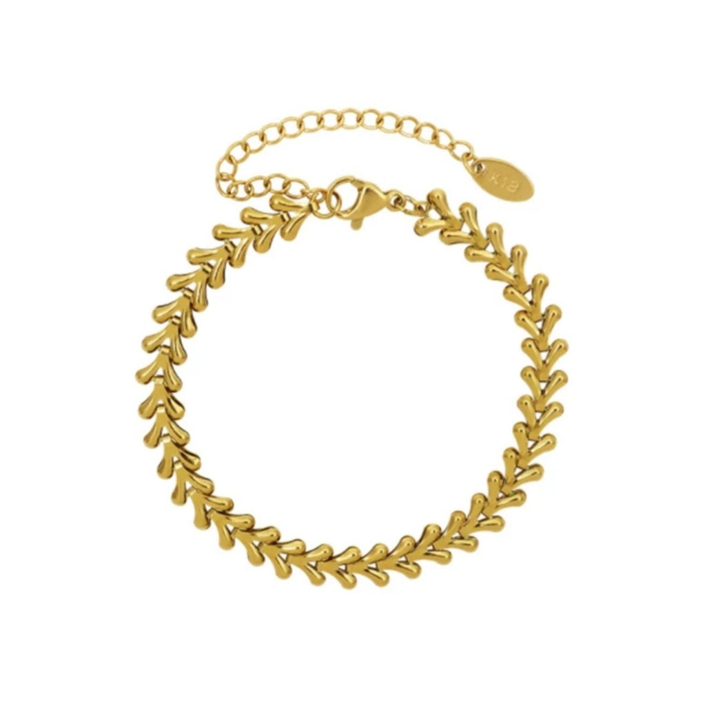 Regal Ferns chain necklace
