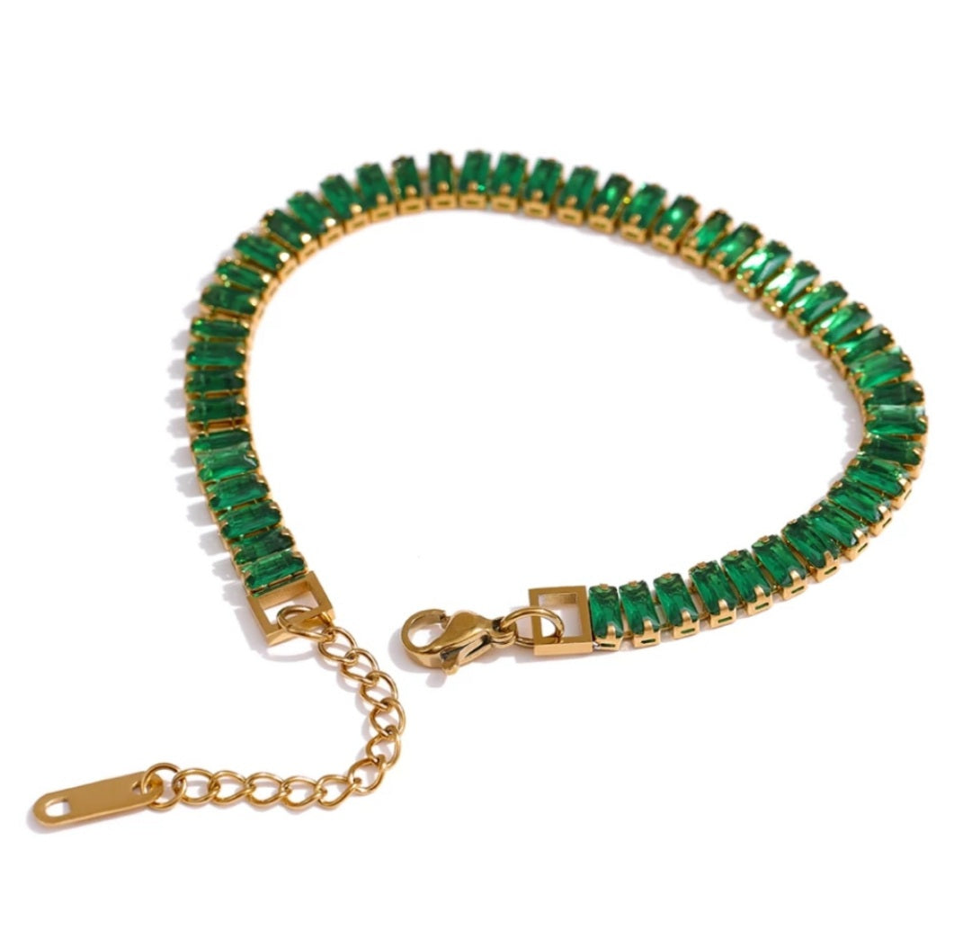 Polýchromo Necklace (Emerald Green)