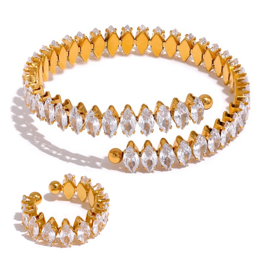 Diana Bracelet & Ring Set