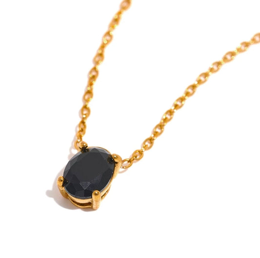 Tiana Pendant (Black Tourmaline)