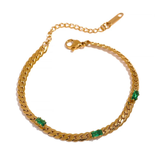 Omorose Bracelet (Emerald Green)