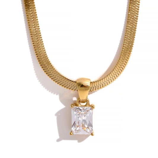 Genevieve Pendant (Pure Zirconia)