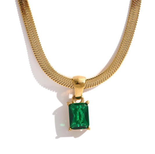 Genevieve Pendant (Emerald Green)