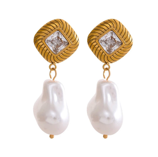 Calista Earrings (pure Zirconia)