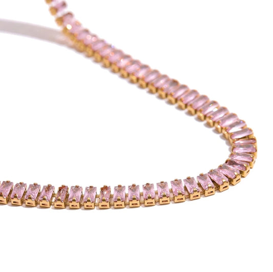 Polýchromo Necklace (pink)