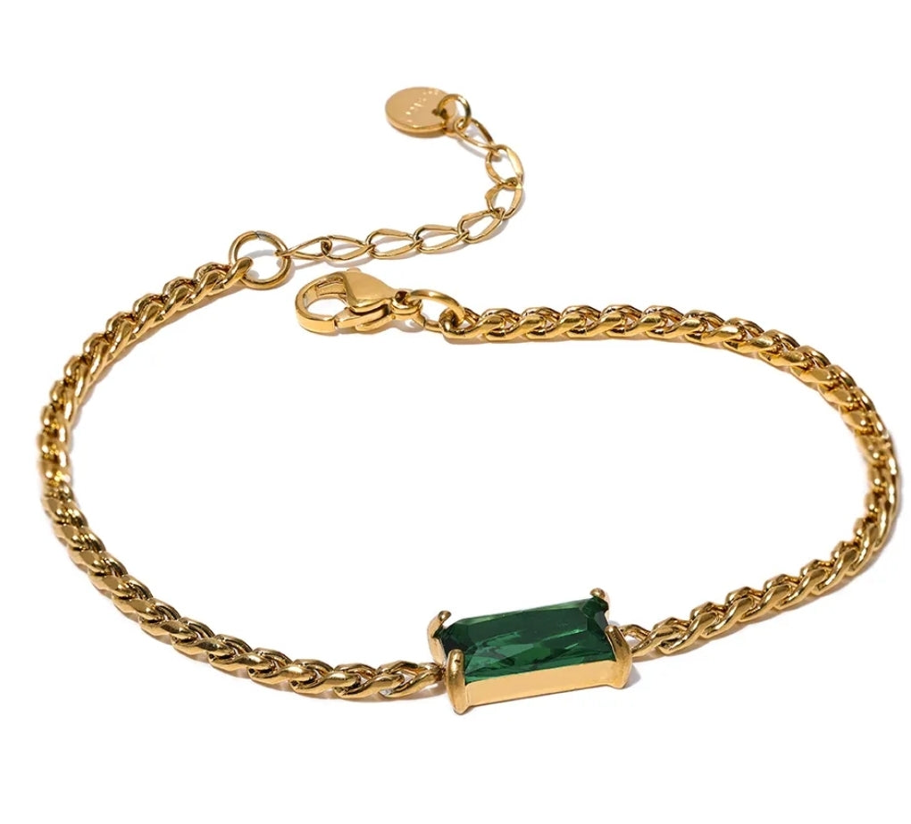 Thyra Bracelet (Emerald Green)