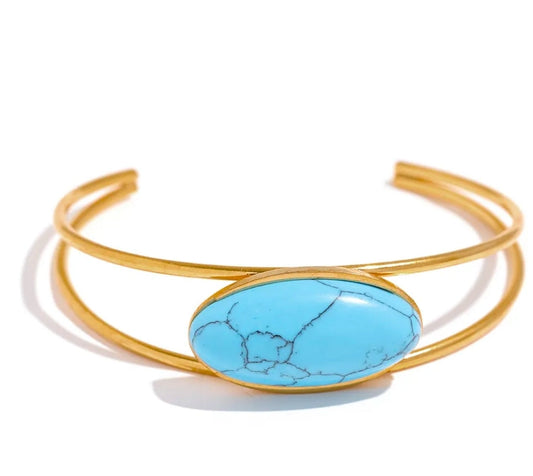 Gülizar Cuff (Turquoise Blue)