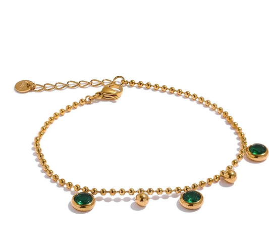 Giana Bracelet (Emerald Green)