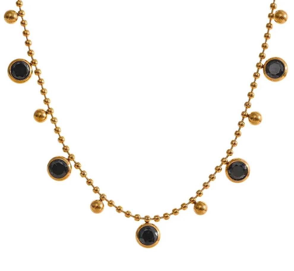 Giana necklace (Black Diamond)