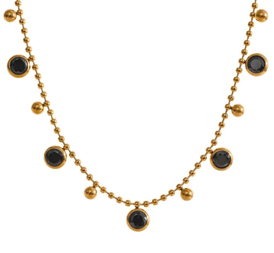 Giana necklace (Black Diamond)