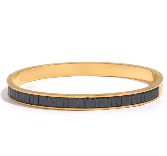 Norina Bangle (Black Diamond)